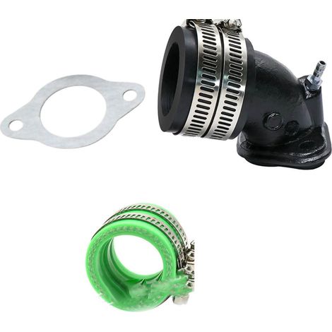 Adaptateur d'admission de carburateur, manchon de connexion pour moto, vert (1/4)