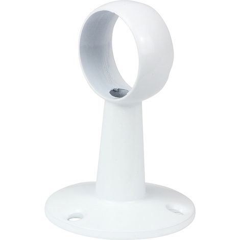 TIMCO Centre Bracket For Round Tube White - 25mm