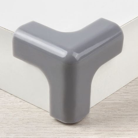 Lot de 4 coins de protection meubles – Protection souple anti-chocs pour table, bébé – Bords 3D anti-collision pour cheminée, armoire, escalier (1/5)