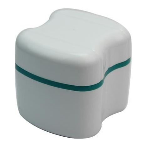 Boîte Pot pr Dentier Orthèse Soin Protège-dent Dentaire Rangement Rinçage Panier