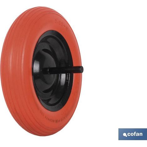 Pannensicheres Rad mit Ersatzstangen für COFAN 09402702 Bauschubkarre