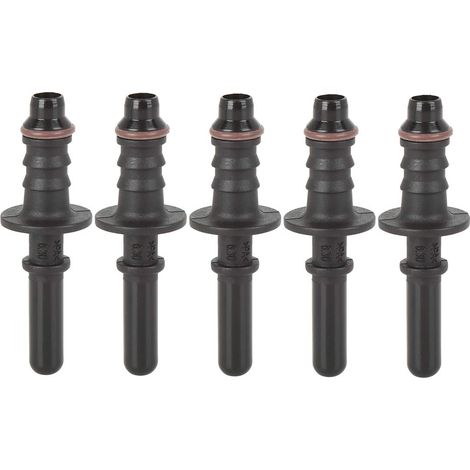 Connecteur Carburant Rapide Mâle 5pcs Noir Plastique (1/5)