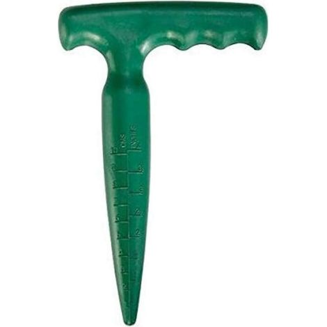 Lot de 4 - Outils De Jardinage À Main - Semeur À Semis - Pistolet À Poignée Planteur - Repiqueur Et Plus Large - Outils De Jardinage Free Size Vert (1/5)