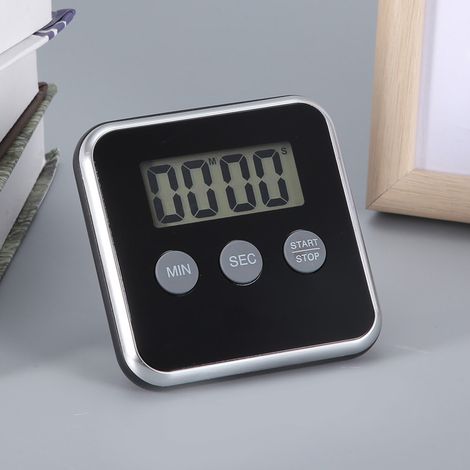 Minuteur numérique miniature avec alarme sonore et compte à rebours magnétique pour la cuisine. (1/5)