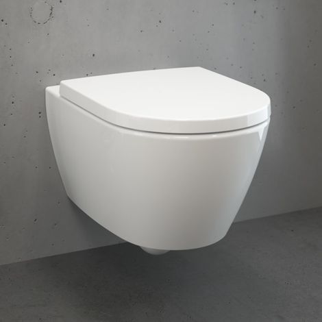 Villeroy & Boch Taro WC und WC-Sitz Wrap-Over mit Absenkautomatik (1/5)