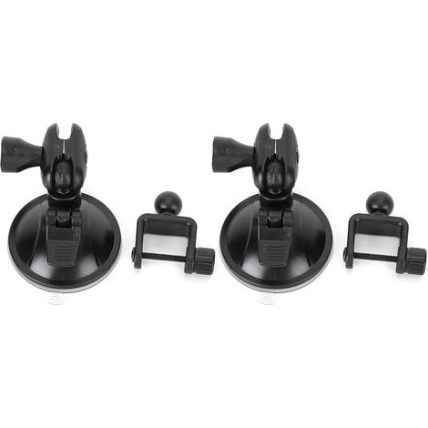 Support à Ventouse Rotatif à 360 Degrés, 2 Pièces, Haute qualité, pour Enregistreur Vidéo de Conduite et avec Forte Adhérence (Tête en U) (1/5)