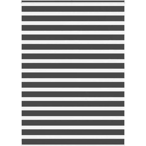 4014274 Store zèbre noir 165x200 cm largeur du tissu 160,9 cm polyester (1/5)
