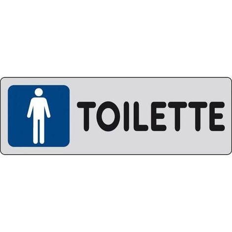 ETICHETTA ADESIVA 150X50 TOILETTE (M). Prezzo per 1 pezzo.
