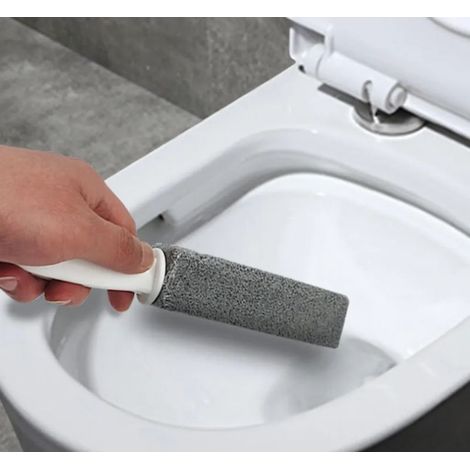 Pierre ponce, brosse de toilette avec manche, pour le nettoyage des toilettes (1/5)