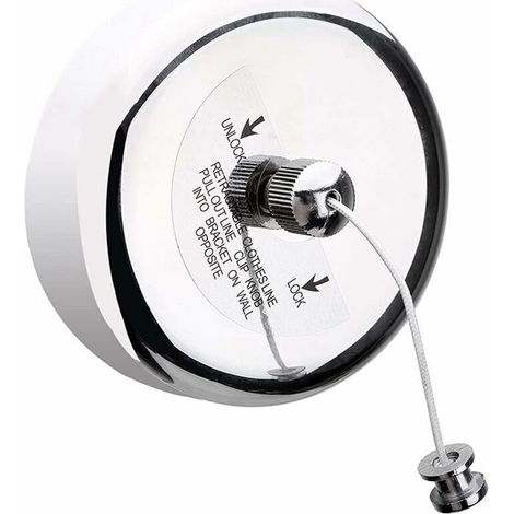 Acier Inoxydable Rétractable Corde À Linge Rétractable Étendoir À Vetements Extensible 3,8M Séchoir À Linge Rétractable Intérieur Extensible Étendoir À Linge Pour Hôtel,Salle De Bains,Balcon (1/5)