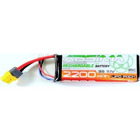Absima Pack de batterie (LiPo) 11.1 V 2200 mAh 35 C Softcase