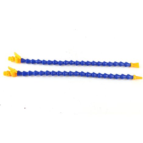 12 tuyaux flexibles de refroidissement pour eau et huile, à nez plat et rond, pour tours et machines CNC
