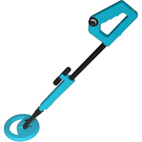 Détecteur de métaux Souterrain étanche Chasseur de trésors Or for Enfants Cadeau de fête des Enfants Tige réglable Haute sensibilité(Blauw) (1/5)