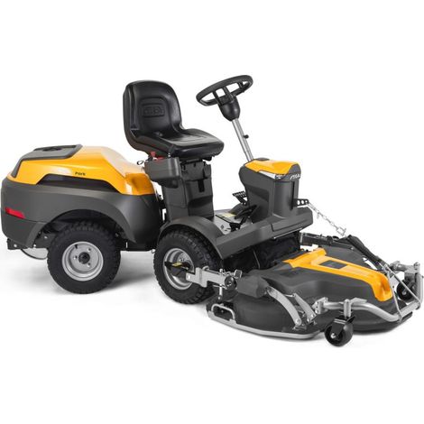 STIGA Park 500 WX Trattorino Tosaerba Anteriore, 586 cc, 95-125 cm – Piatto Di Taglio Non Incluso, Regolazione Elettrica, Trasmissione Idrostatica – Prati Large con Pendenze