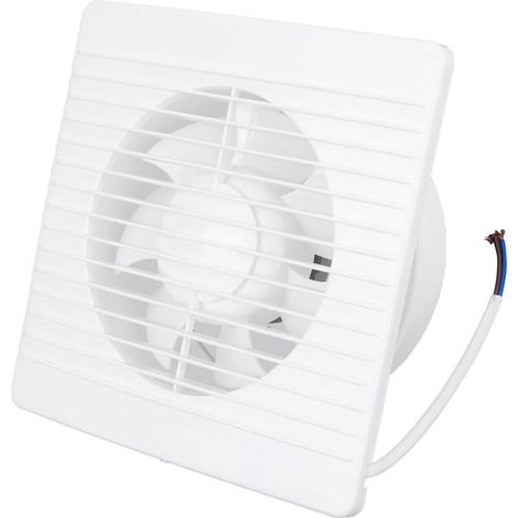 Ventilateur mural 7 pales avec clapet anti-retour pour cuisine et salle de bain 220V (13.3cm)