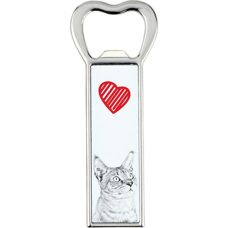 Chausie - un apribottiglie con un gatto, un apri-frigo personalizzato, un regalo unico per uomo di Art-Dog (1/5)