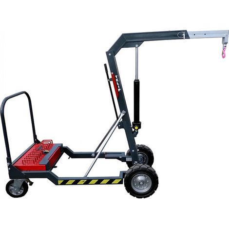 Mobiler Hebezeug - Max. Hubhöhe 2700 mm - Tragkraft 450 kg - Reichweite 1000 mm - Baustelle - Werkstatt - Industrie - 300824