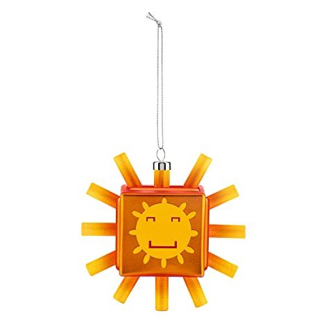 Alessi Sunflake GJ02 7 - Decorazione Natalizia di Design Vintage, Raffigurante un sole, in Vetro Soffiato Decorato a Mano, Multicolore (1/2)