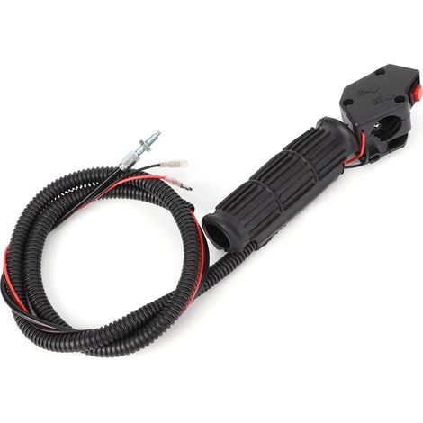 Lever d'accélérateur pour tondeuse à gazon, poignée de commande en plastique, bouton poussoir marche/arrêt, compatible série Honda. (1/5)
