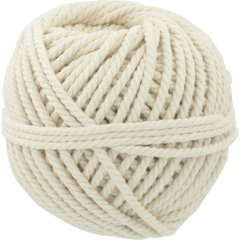 Cordeau coton câblé - 1 mm - pelote de 100 g - CORDERIES TOURNONAISES
