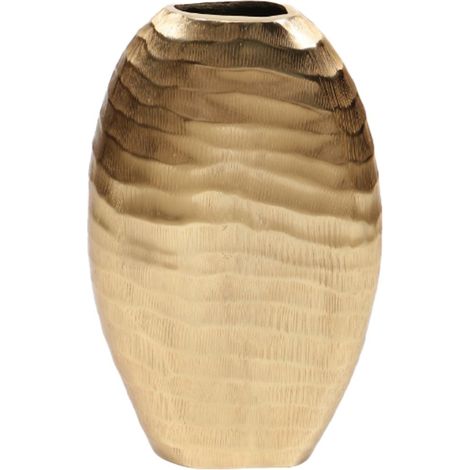 Elegante und moderne goldene Vase, um Ihr Zuhause stilvoll zu dekorieren