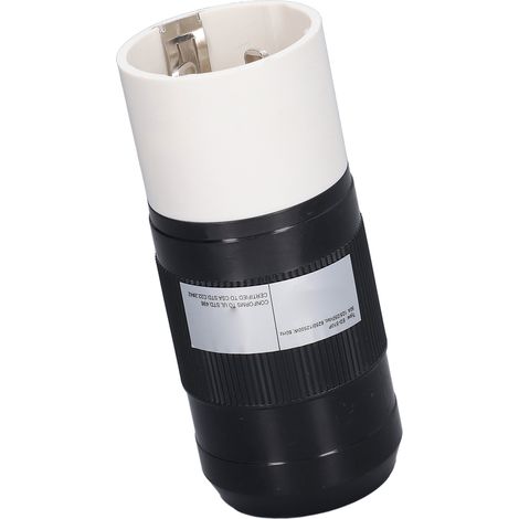 50 A, 3-polig, 4-adrig, NEMA SS2-50P, 125 V, 250 V AC, Drehverriegelungs-Generatorstecker (1/5)