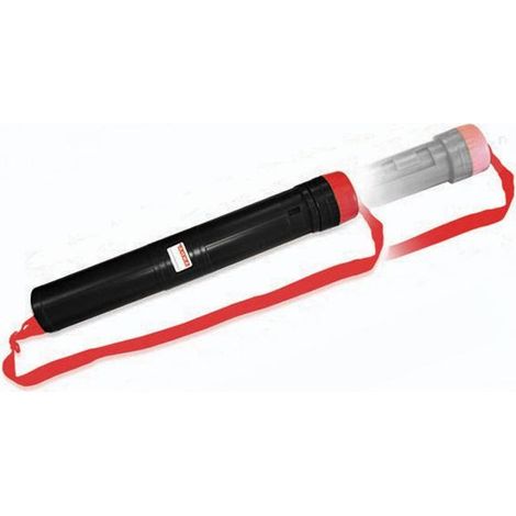 ARDA 1543N tube de documents 6,8 cm Noir, Rouge Plastique