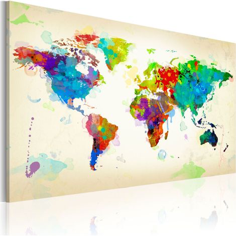 Tableau Imprimé II "All Colors of the World" 80 x 120 cm (1/2)