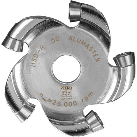 PFERD TOOLS Hochleistungsfrässcheibe ALUMASTER Ø 49 mm für Winkel-/Geradschleifer Alu Bearbeitung (1/4)