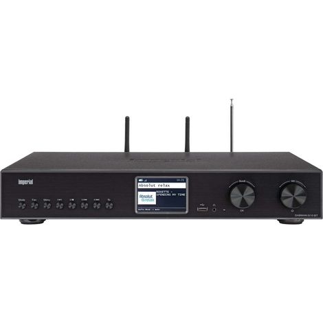 Imperial DABMAN i510 BT V2 Sintonizzatore HiFi Internet radio Nero Bluetooth®, DAB+, USB, WLAN, Internetradio (1/5)