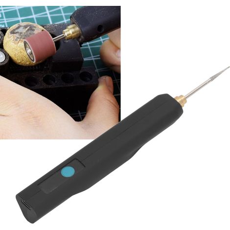 Mini ponceuse électrique rechargeable XYF-DM-302 à vitesse réglable, polisseuse à ongles avec batterie lithium-ion, 7 000 à 28 000 tr/min, stylo à graver électrique, stylo à polir, 3,7 V (1/5)