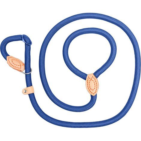 Laisse pour chien robuste pour chiens de-Bleu 6MM par 1,5 mètres (1/5)