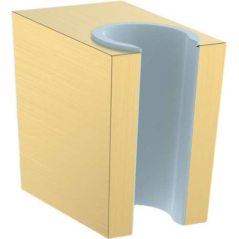 kielle - Wandmontierter Duschhalter, gebürstetes gold 20901076 (1/5)
