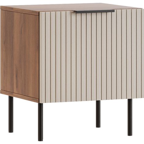 Conjunto de mesitas de noche Mardalu 106 , Número de cajones: 0, Número de puertas: 1, 50x44x40cm, MDF, Aglomerado laminado (1/4)
