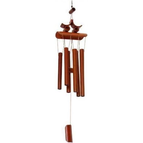 YYV Carillon Vent Tubes de Bambou Oriental Ornement Cloche Carillon de Vent segolike (1/4)