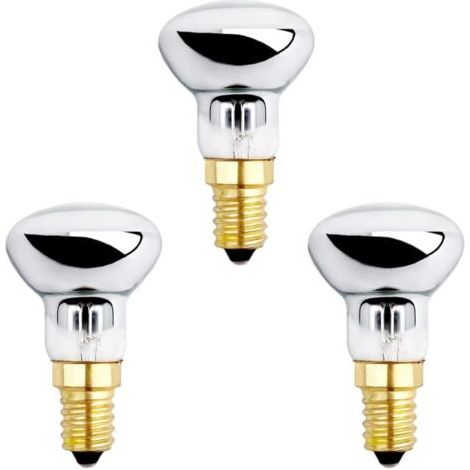 Ampoule E14 R39 25W, dimmable, lumière blanche chaude 2600K, 250 lumens, convient aux lampes à bulles chauffantes, paquet de 3. (1/5)