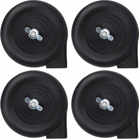 4er-Pack Luftkompressor-Schalldämpferfilter, 20 mm Gewinde, Kompressor-Luftfilter, Abgasfilter-Schalldämpfer für Luftkompressor-INHHUB