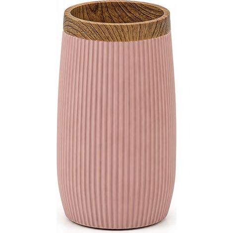 Porta spazzolino da denti rosa cipria Blob (1/5)