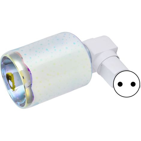 Fondoir à bougies électrique 3D cylindrique, chauffe-cire sans fumée, veilleuse pour chambre et salon, prise UE 220 V (1/5)