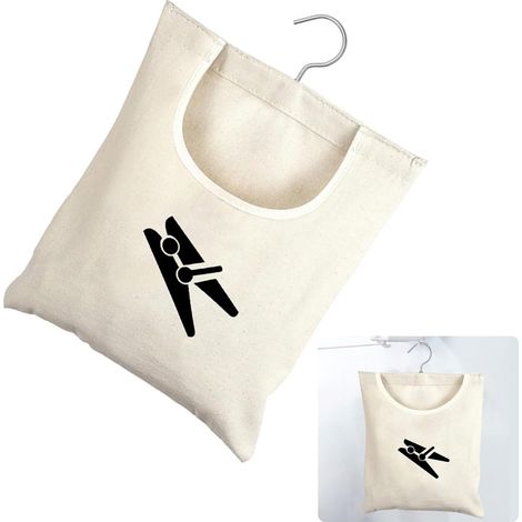 3228cm Panier Pince à Linge a Suspendre, Panier Epingle a Linge Exterieur, Corde à Linge pour la Salle de Bain Stockage D'Épingles à Linge (1/5)