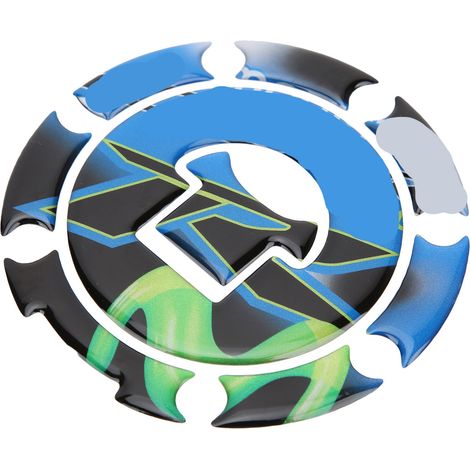 Honda CBR1000RR Réservoir Essence Sticker Autocollant Réfléchissant Pad Résine Époxy Bleu Vert (1/5)