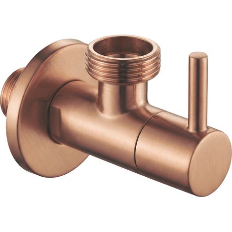 Rea Robinet D’angle 1/2" X 3/4" Brush Copper (1/5)