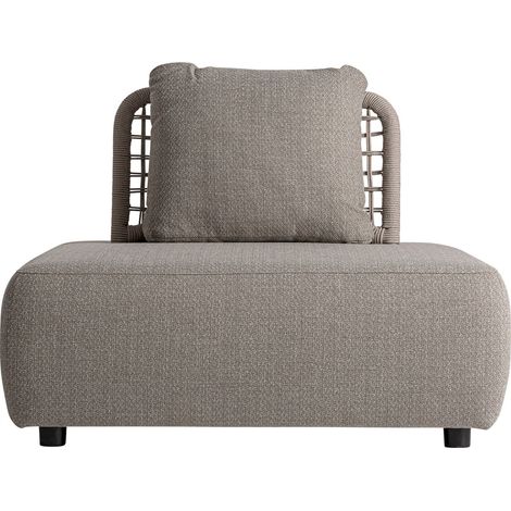 Module central de canapé contemporain taupe - taupe (1/5)