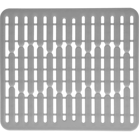 tapis d'évier multifonctions en pliables et antidérapants isolation thermique séchage vaisselle résistants chaleur pour éviers Silicone (1/5)