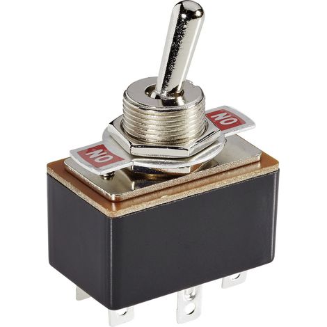 TRU COMPONENTS 1587665 TC-R13-4-05 Kippschalter 250 V/AC 1.5 A 2 x Ein/Ein rastend 1 St.