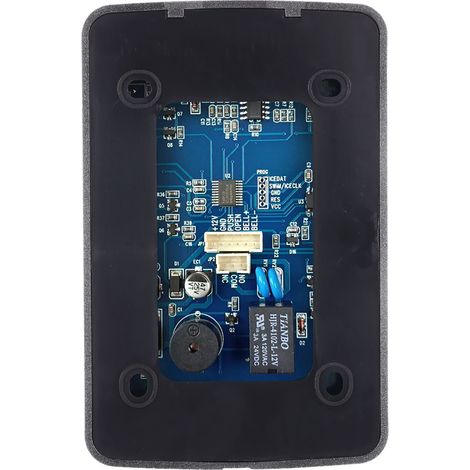 125-kHz-RFID-Zutrittskontrolle für einzelne Türen mit Tastatur und 10 EM4100-Handsendern, modernes und eigenständiges Sicherheitssystem (1/4)