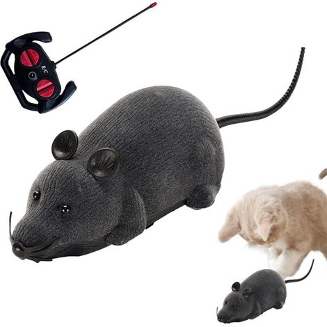 Rats Télécommandé Souris Électronique Sans Fil Pour Chat RC Fausses Souris Simulation Jouet Animaux Compagnie (1/5)