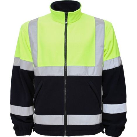 Sudadera polar reflectante de alta visibilidad BoSafety - Clase 2 L (1/4)