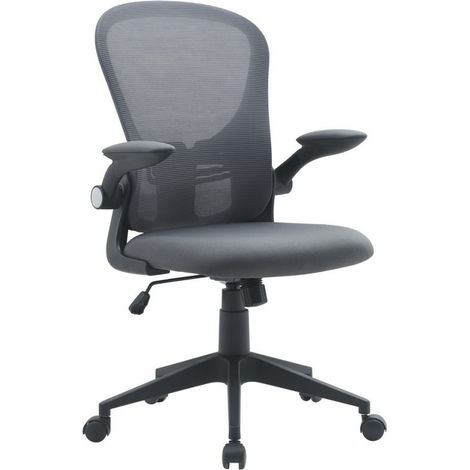 POLTRONA UFFICIO CON BRACCIOLI GRIGIA KEMPTON BIZZOTTO 61X58X109H CM