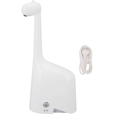 Distributeur de Savon Mousse Électrique sans Contact pour Salle de Bain - Capacité 200ml, Rechargeable USB, Réglable, Forme Girafe